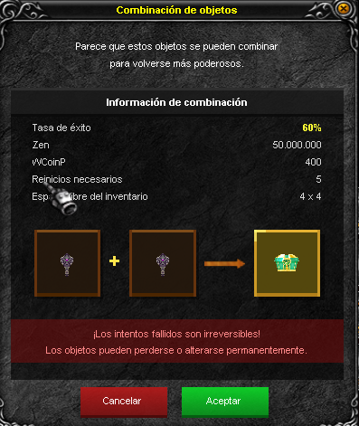 Ticket → Green Box 60%
