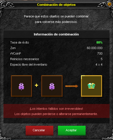 Ticket → Green Box 80%