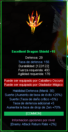 Escudo Común +15