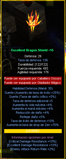 Escudo Legend +15